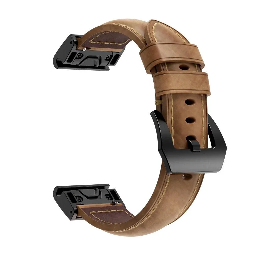 Garmin Instinct 2 Reim i ekte skinn, Brun Garmin Instinct 2 Reim i ekte skinn, Brun