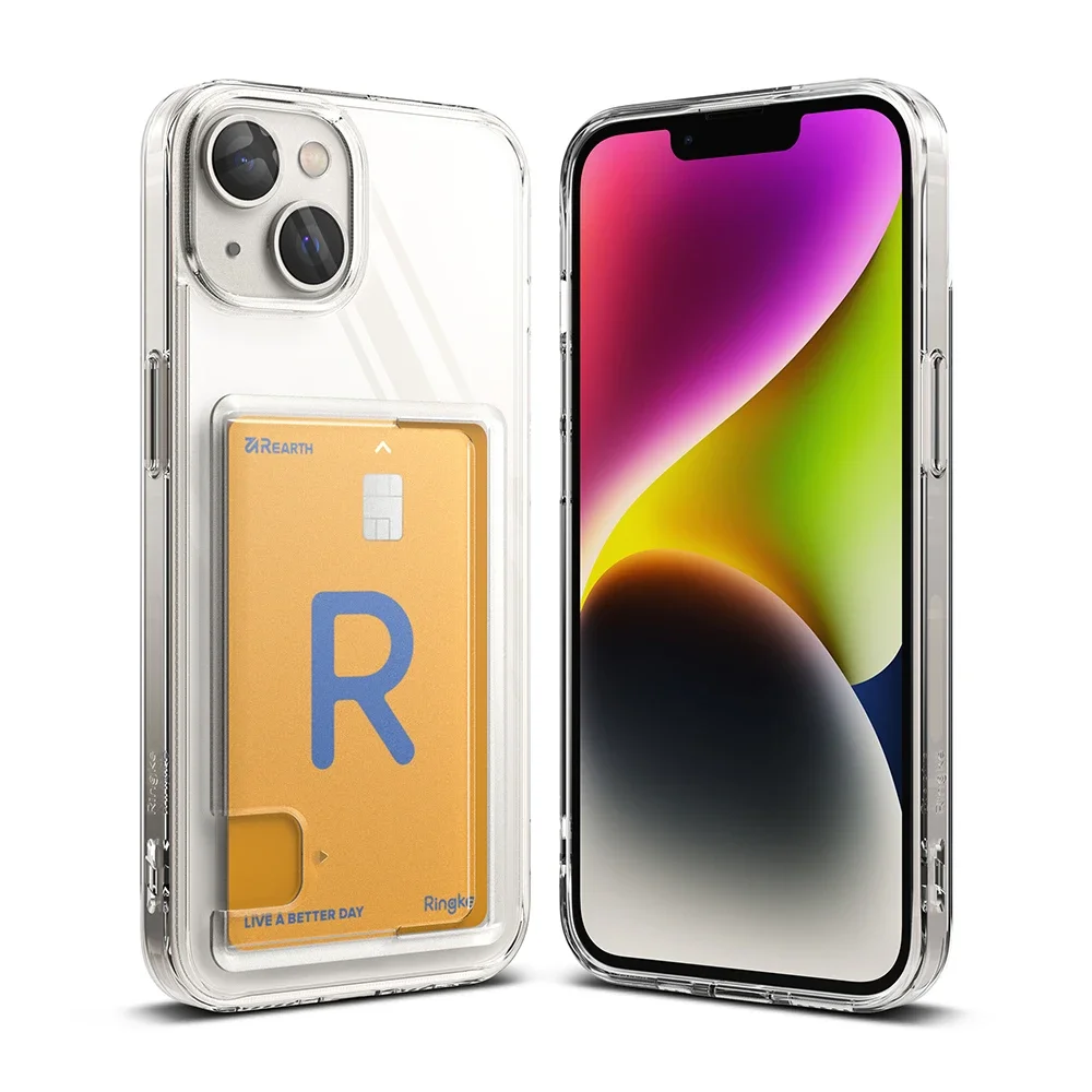Ringke iPhone 14 Fusion Deksel med kortlomme, Gjennomsiktig