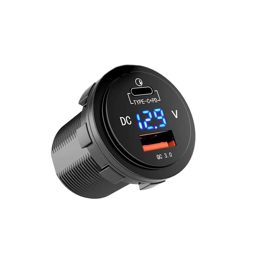4 CONNECT Voltmeter med USB-C/A v:1125390