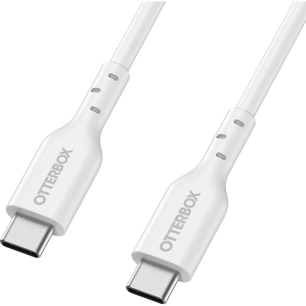 Otterbox USB-C til USB-C Standard Fast Charge kabel 2m, Hvit