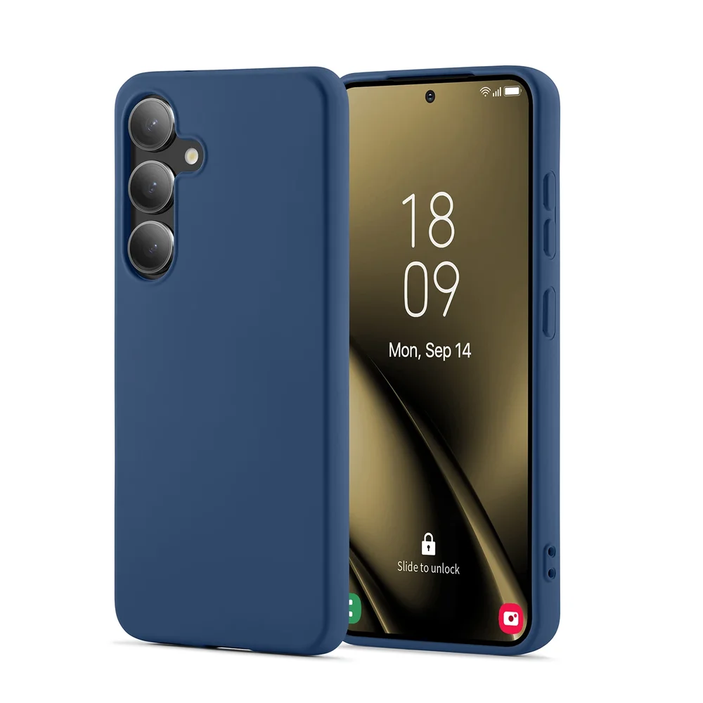 Mobique Samsung Galaxy S25 Deksel, Mørke blå