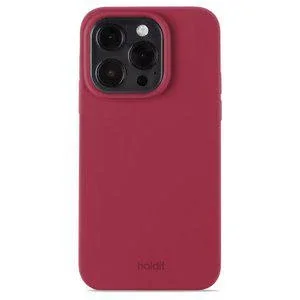 Holdit iPhone 15 Pro Silicone Case, Red Velvet Holdit iPhone 15 Pro Silicone Case, Red Velvet