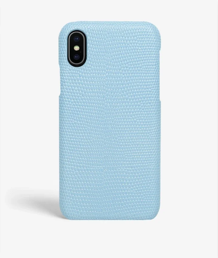 The Case Factory iPhone Xs Max Deksel Lizard Blå The Case Factory iPhone Xs Max Deksel Lizard Blå