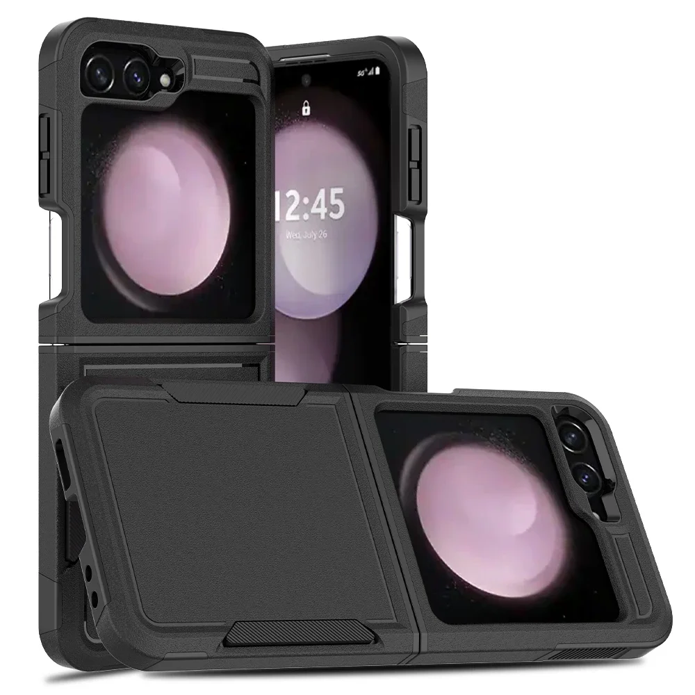 tectTech Samsung Galaxy Z Flip 6 Hybrid-deksel Off-road, Svart