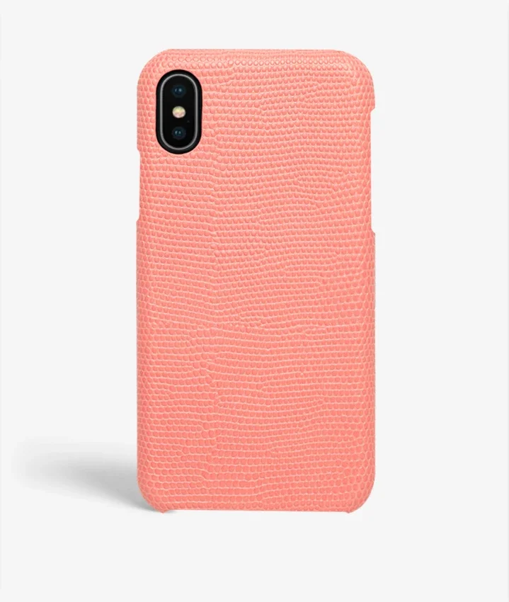 The Case Factory iPhone X/XS Deksel Lizard Pesca