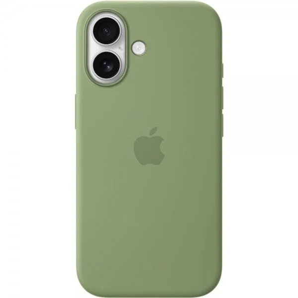 Apple Original iPhone 17 Deksel Silicone Case MagSafe Light Moss v:4335292