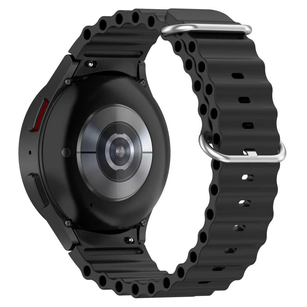Samsung Galaxy Watch 5 40mm Sporty Full-fit silikonreim, Svart