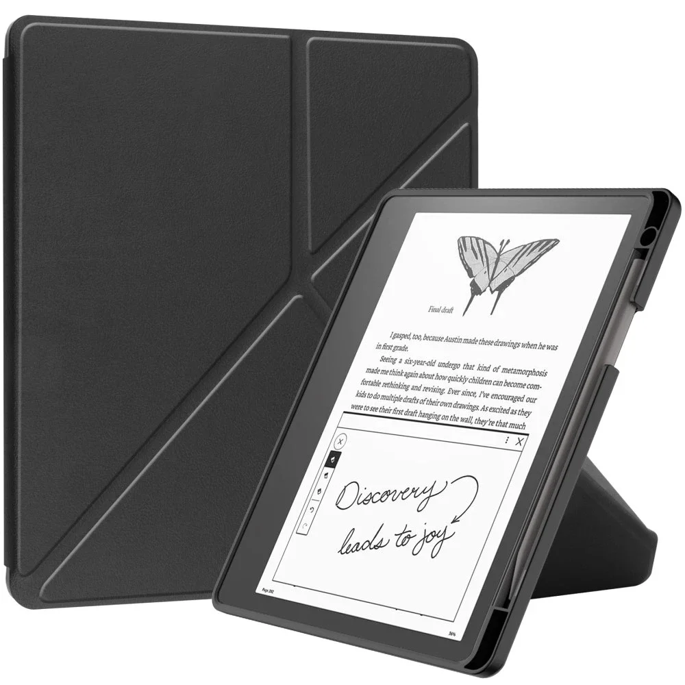 Amazon Kindle Scribe 10.2 (2024) Etui med stativfunksjon, Svart Amazon Kindle Scribe 10.2 (2024) Etui med stativfunksjon, Svart