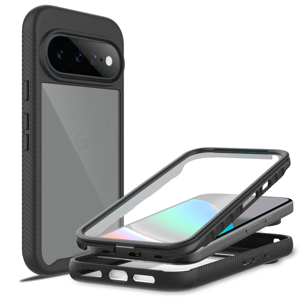 Google Pixel 11 Pro XL Deksel Full Protection, Svart Google Pixel 11 Pro XL Deksel Full Protection, Svart