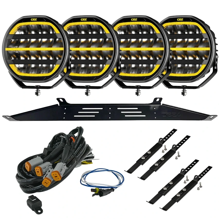 4x OZZ XR2 P9" Sort lyspakke v:6992192 4x OZZ XR2 P9" Sort lyspakke v:6992192