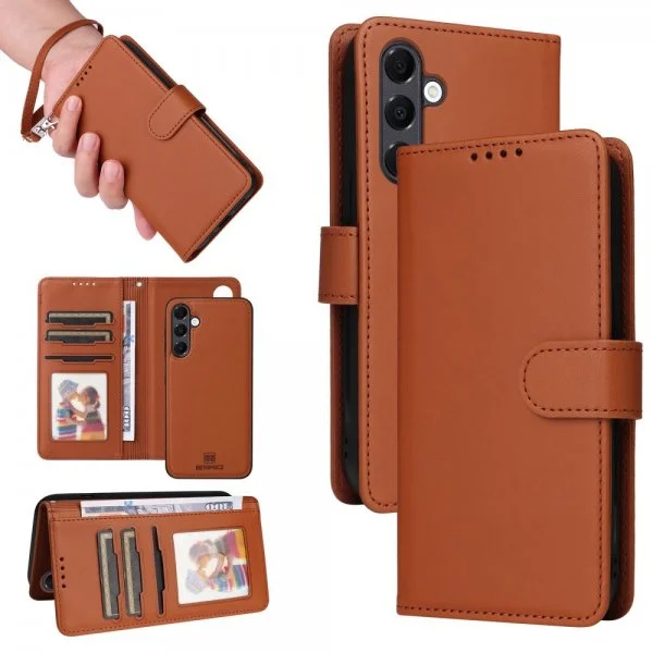 Betopnice Samsung Galaxy A16 Etui Avtagbart Deksel 005 Brun v:2133409