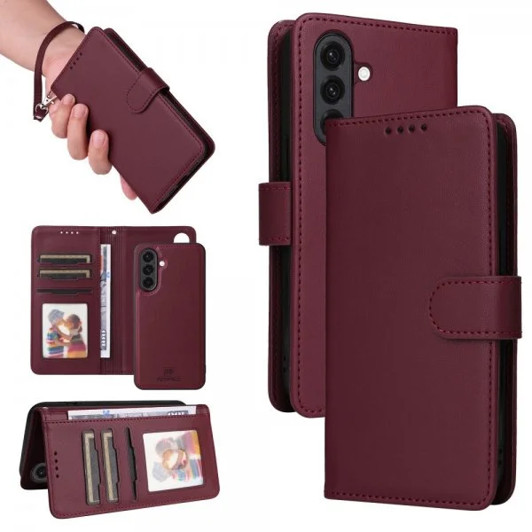 Betopnice Samsung Galaxy A36 Etui Avtagbart Deksel 005 Rød v:1944194