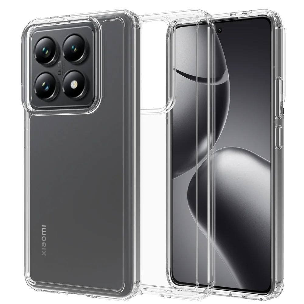 Mobique Xiaomi 14T Pro Crystal Hybrid-deksel, Gjennomsiktig