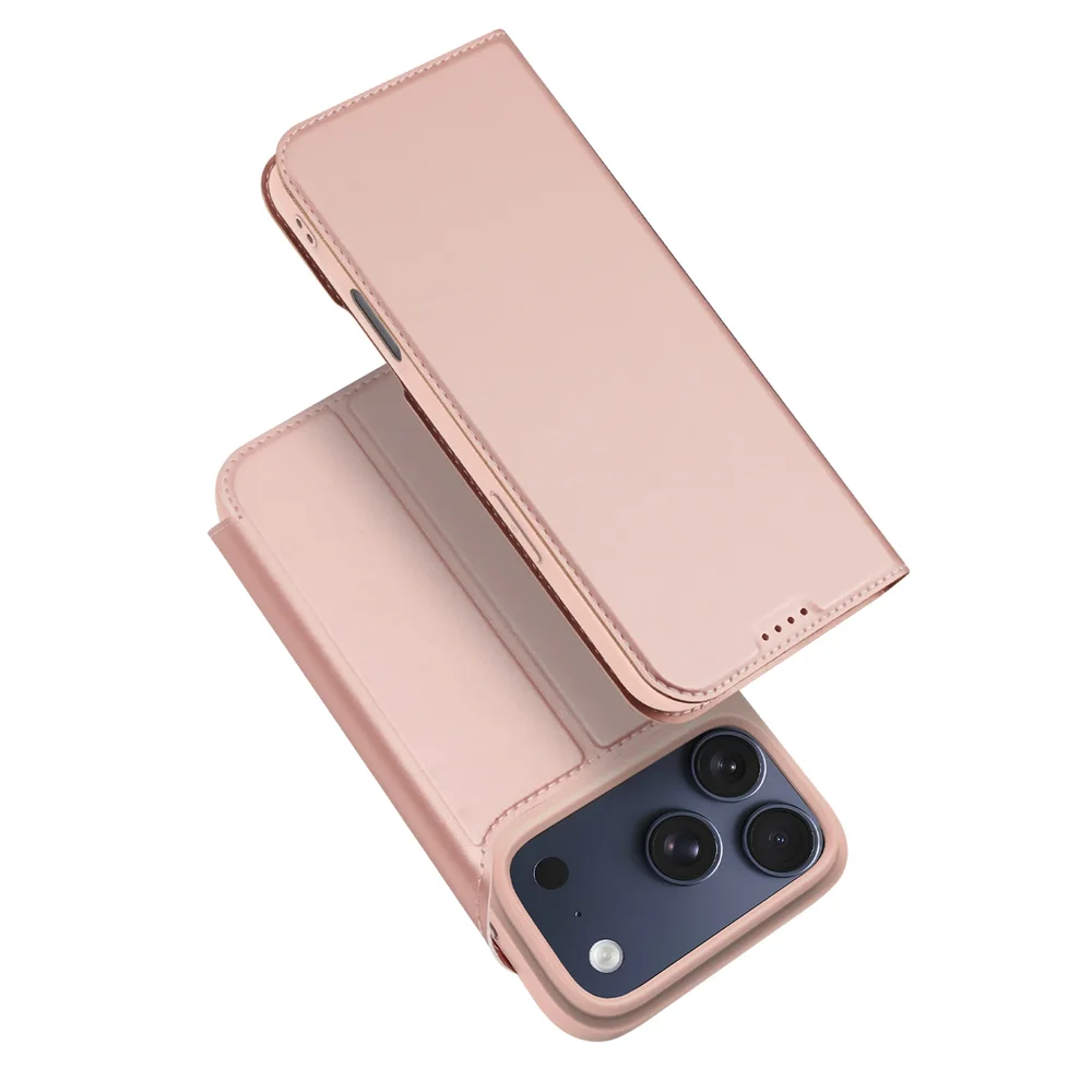 Dux Ducis iPhone 18 Pro Slankt mobiletui, Rosegull