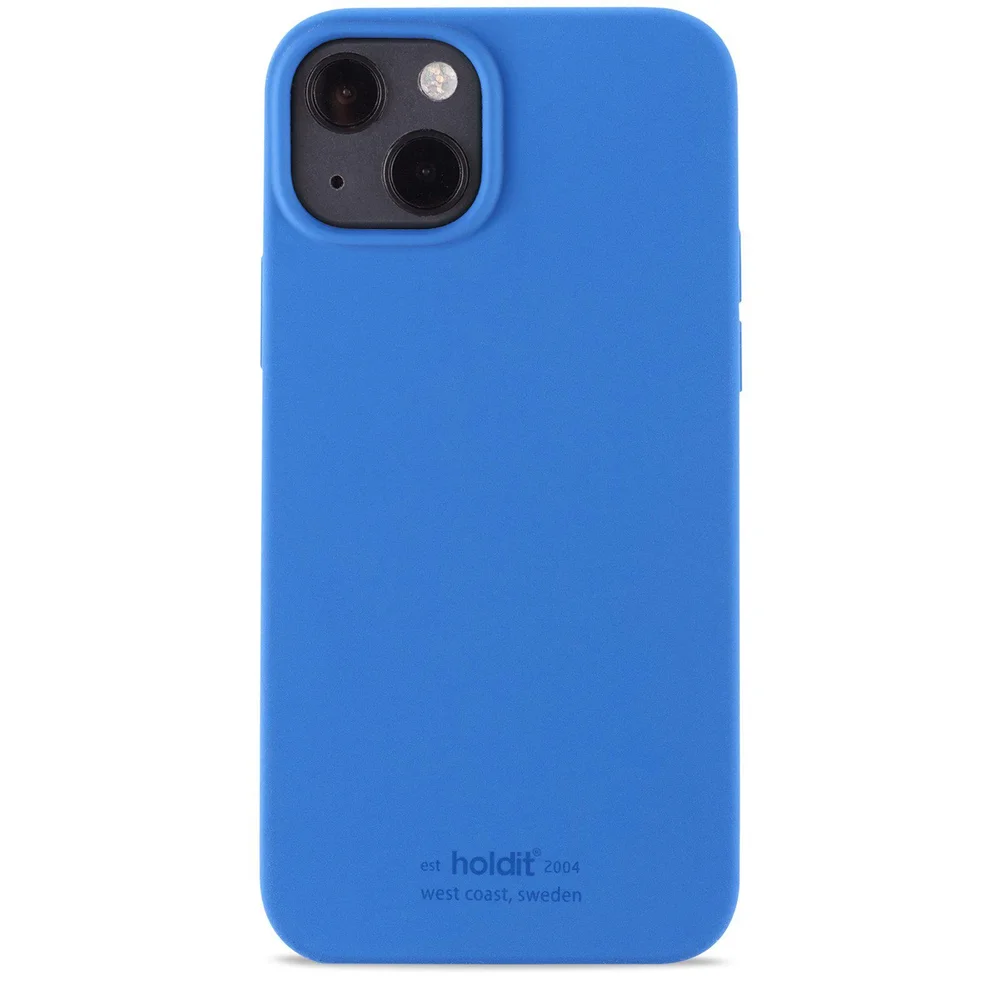 Holdit iPhone 14 Silicone Case, Sky Blue Holdit iPhone 14 Silicone Case, Sky Blue