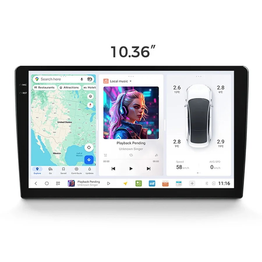 DUDU 7 Android multimediaenhet – 10,36" v:3546381 DUDU 7 Android multimediaenhet – 10,36" v:3546381