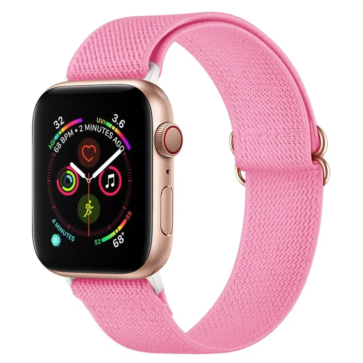 Apple Watch Series 4-6 40mm Elastisk reim, Lys rosa Apple Watch Series 4-6 40mm Elastisk reim, Lys rosa