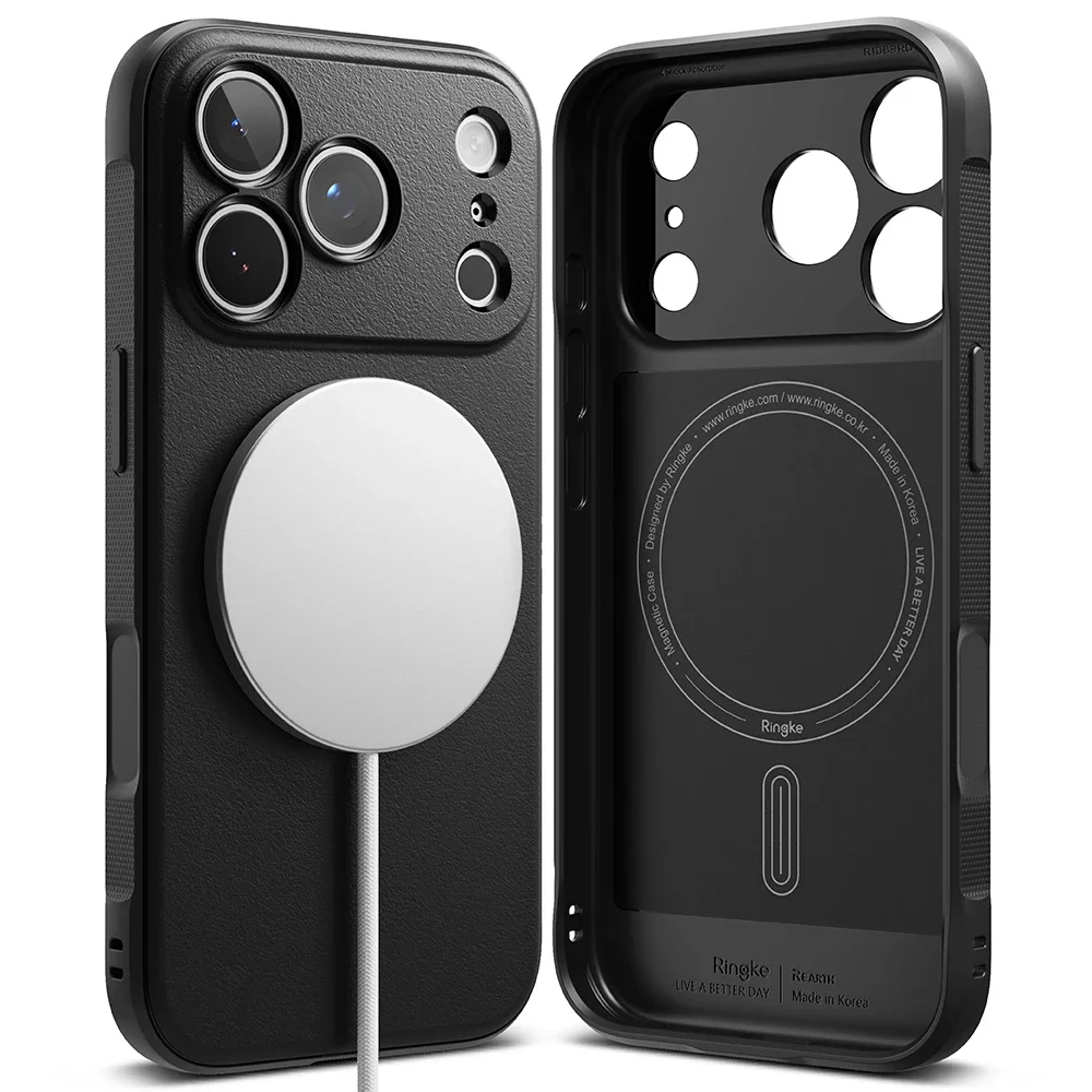 Ringke iPhone 18 Pro Onyx MagSafe Deksel, Black