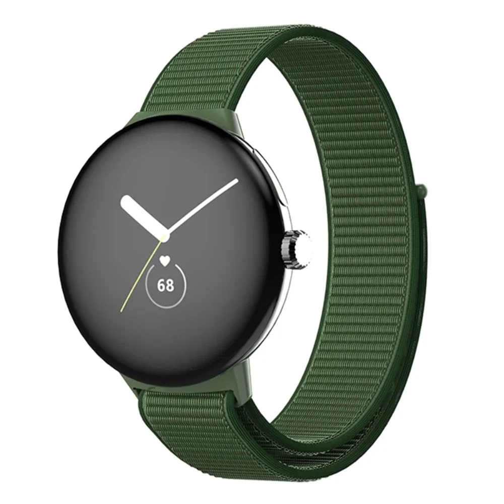 Google Pixel Watch 4 41mm Reim i nylon, Grønn Google Pixel Watch 4 41mm Reim i nylon, Grønn