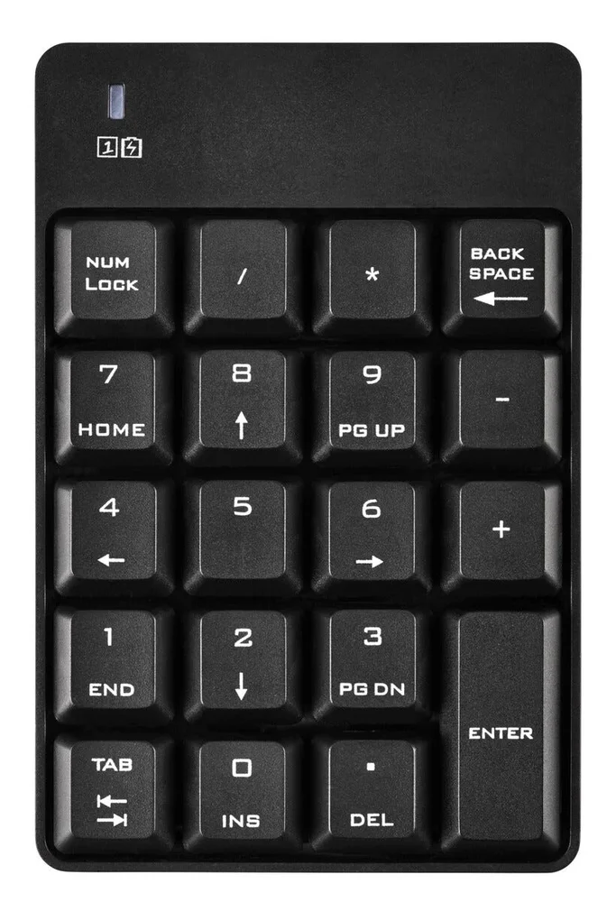 Clas Ohlson Trådløst numerisk tastatur, Svart Clas Ohlson Trådløst numerisk tastatur, Svart