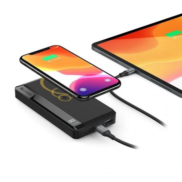 ALOGIC USB-C 10.000mAh Trådløs Power Bank Ultimate Svart v:2072566
