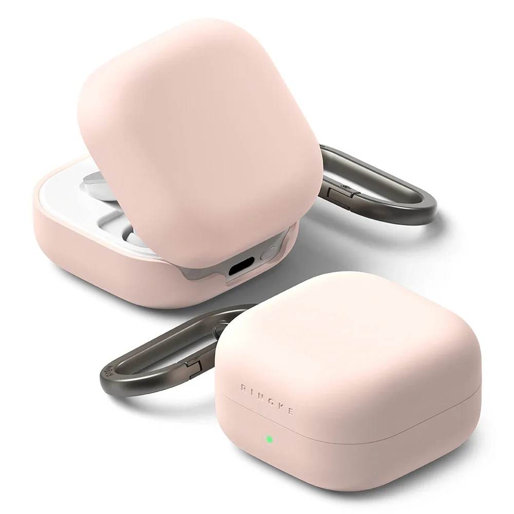 Ringke Samsung Galaxy Buds 4 Silikondeksel, Pink Sand