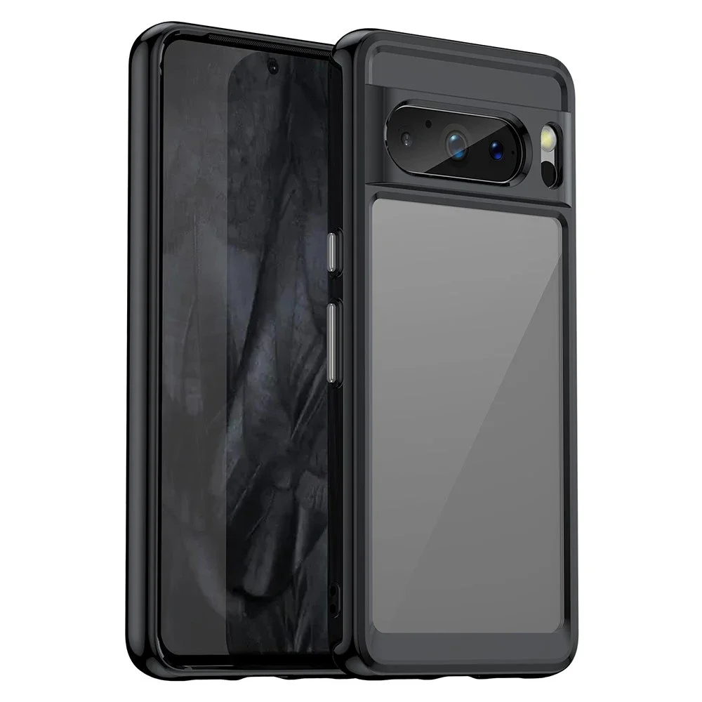 tectTech Google Pixel 8 Pro Crystal Hybrid-deksel, Svart