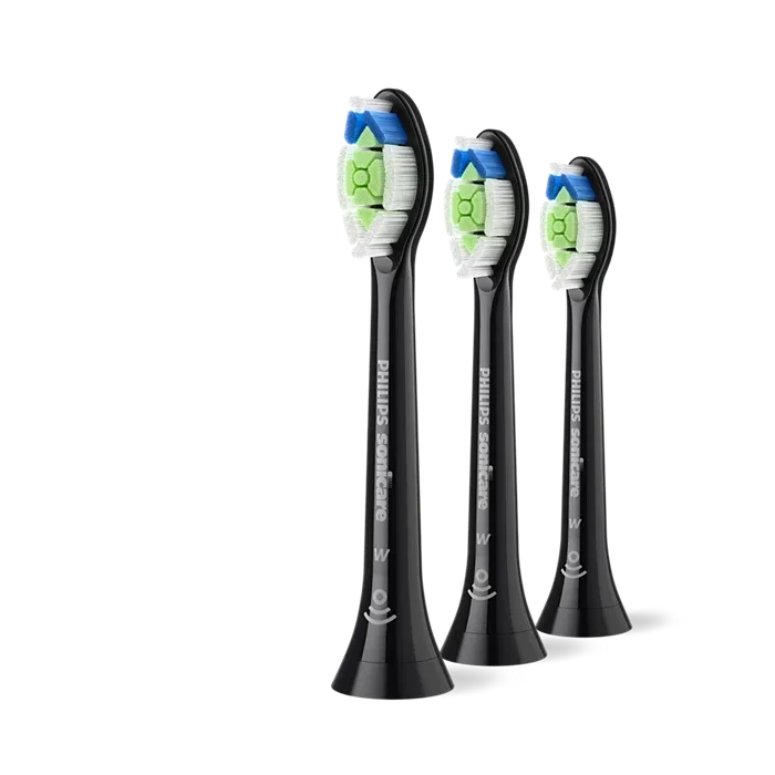 Philips Sonicare W2 Optimal White 2+1-pack børstehoder HX6063/88, Svart Philips Sonicare W2 Optimal White 2+1-pack børstehoder HX6063/88, Svart
