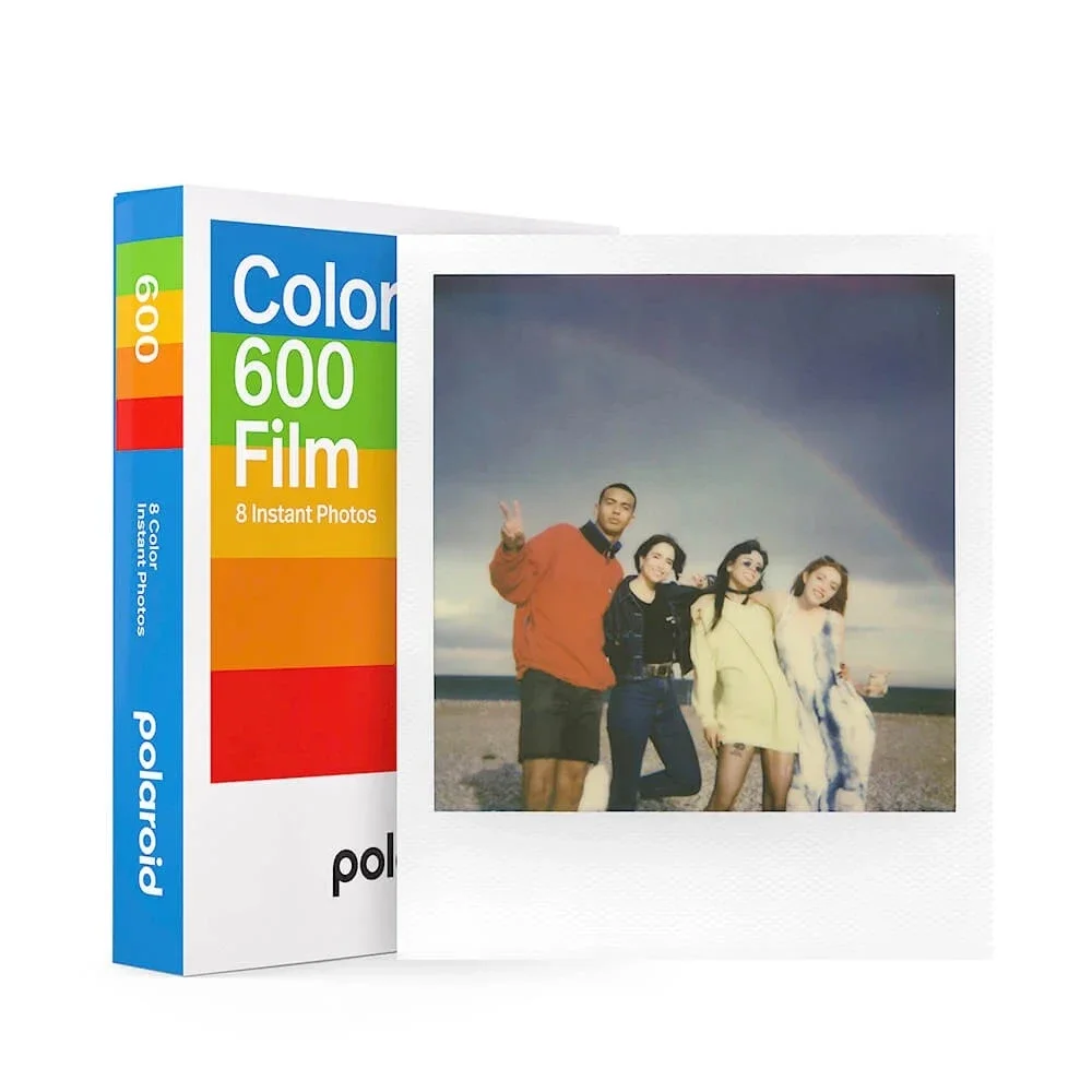 Polaroid Color instantfilm 600 med hvit ram