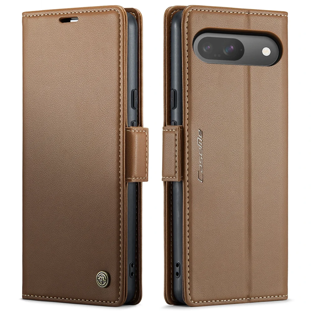 CaseMe Google Pixel 11 Pro Slankt RFID-lommeboketui, Brun CaseMe Google Pixel 11 Pro Slankt RFID-lommeboketui, Brun