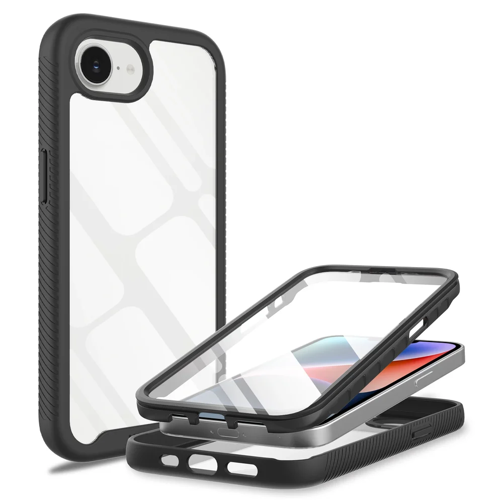 Mobique iPhone 16e Deksel Full Protection, Svart