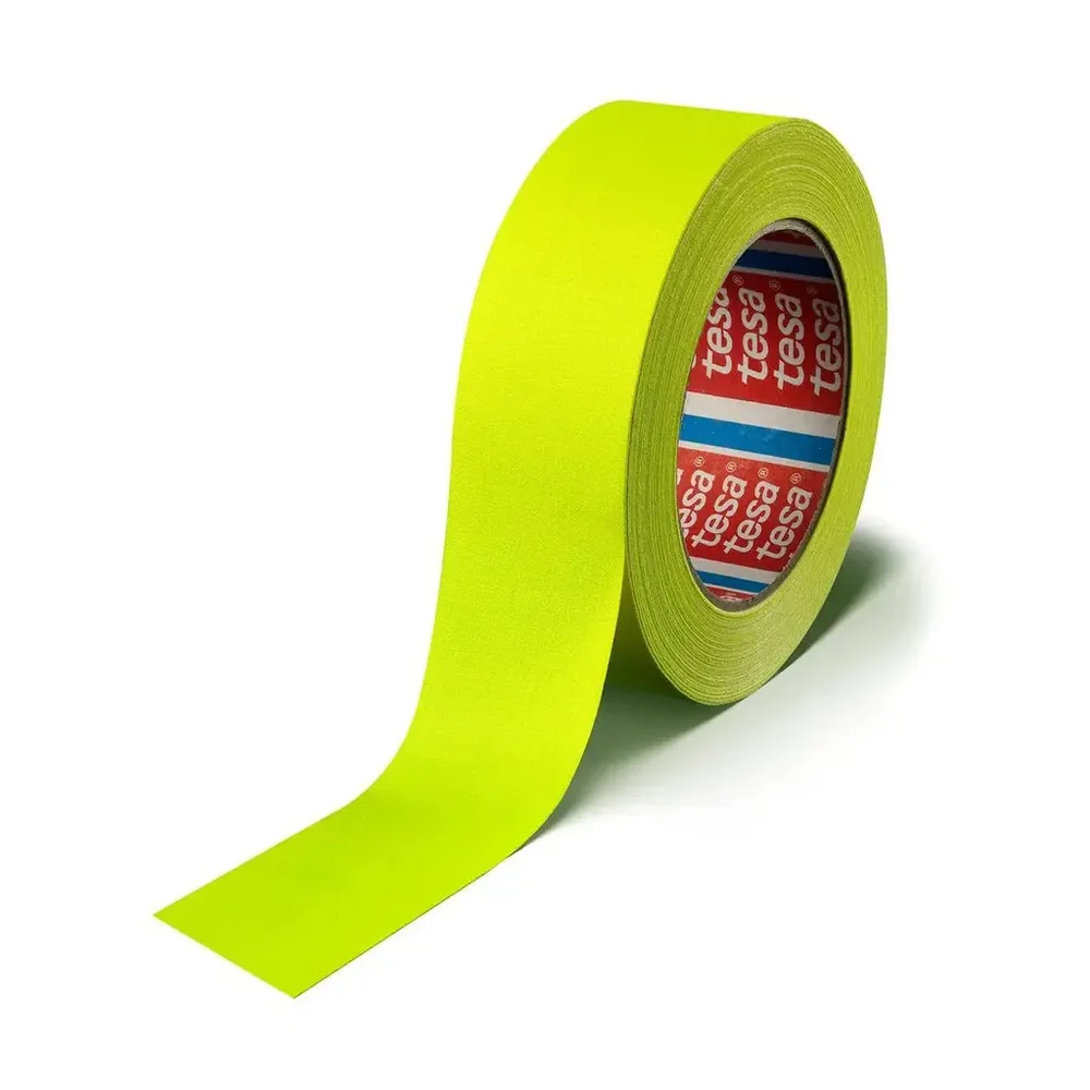 Tesa Tape 50mm Flouriserende Gul v:1553774