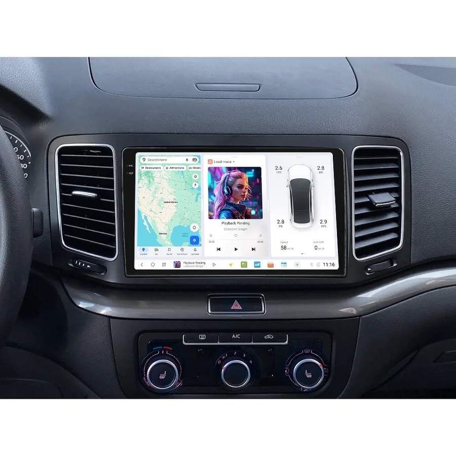 DUDU multimediaspiller med 9,5" skjerm v:8468270