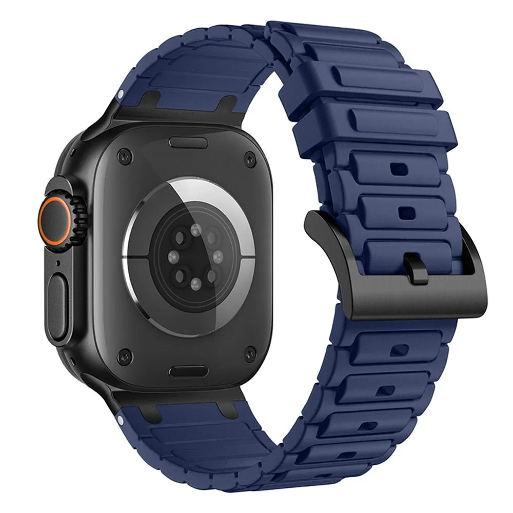 Apple Watch Series 10 46mm Tough Reim i silikon, Mørke blå