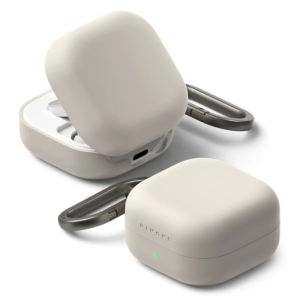 Ringke Samsung Galaxy Buds 4 Pro Silikondeksel, Stone