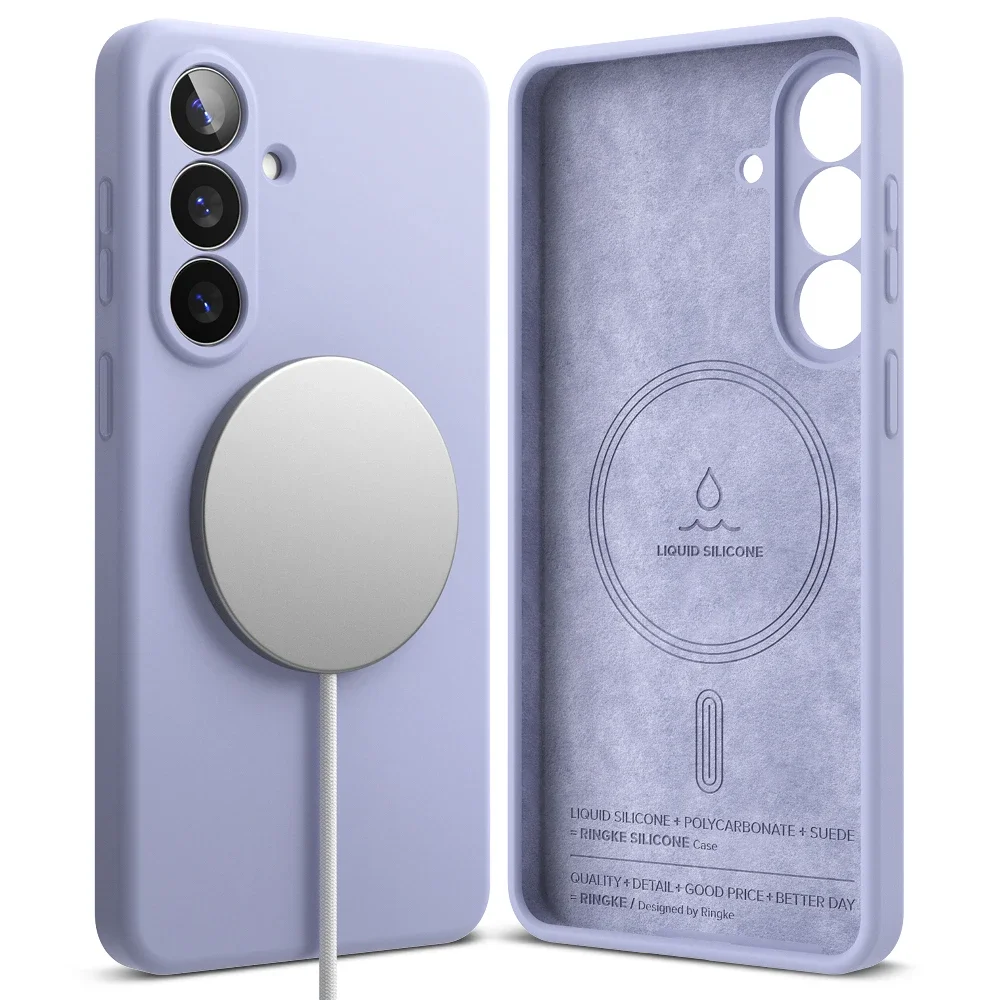 Ringke Samsung Galaxy S26 Plus MagSafe silikondeksel, Lavender