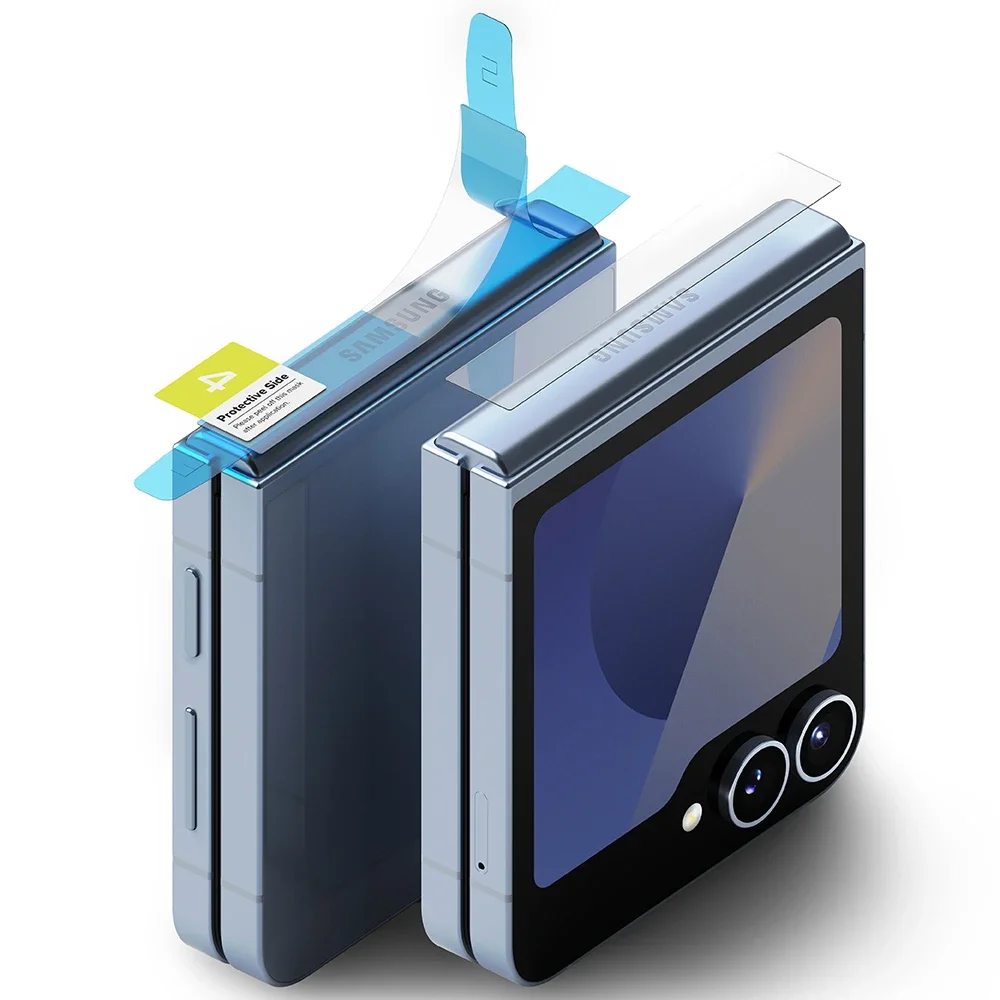 Ringke Samsung Galaxy Z Flip 5 Hinge beskyttelsesfilm – Dual Easy (2-pack)