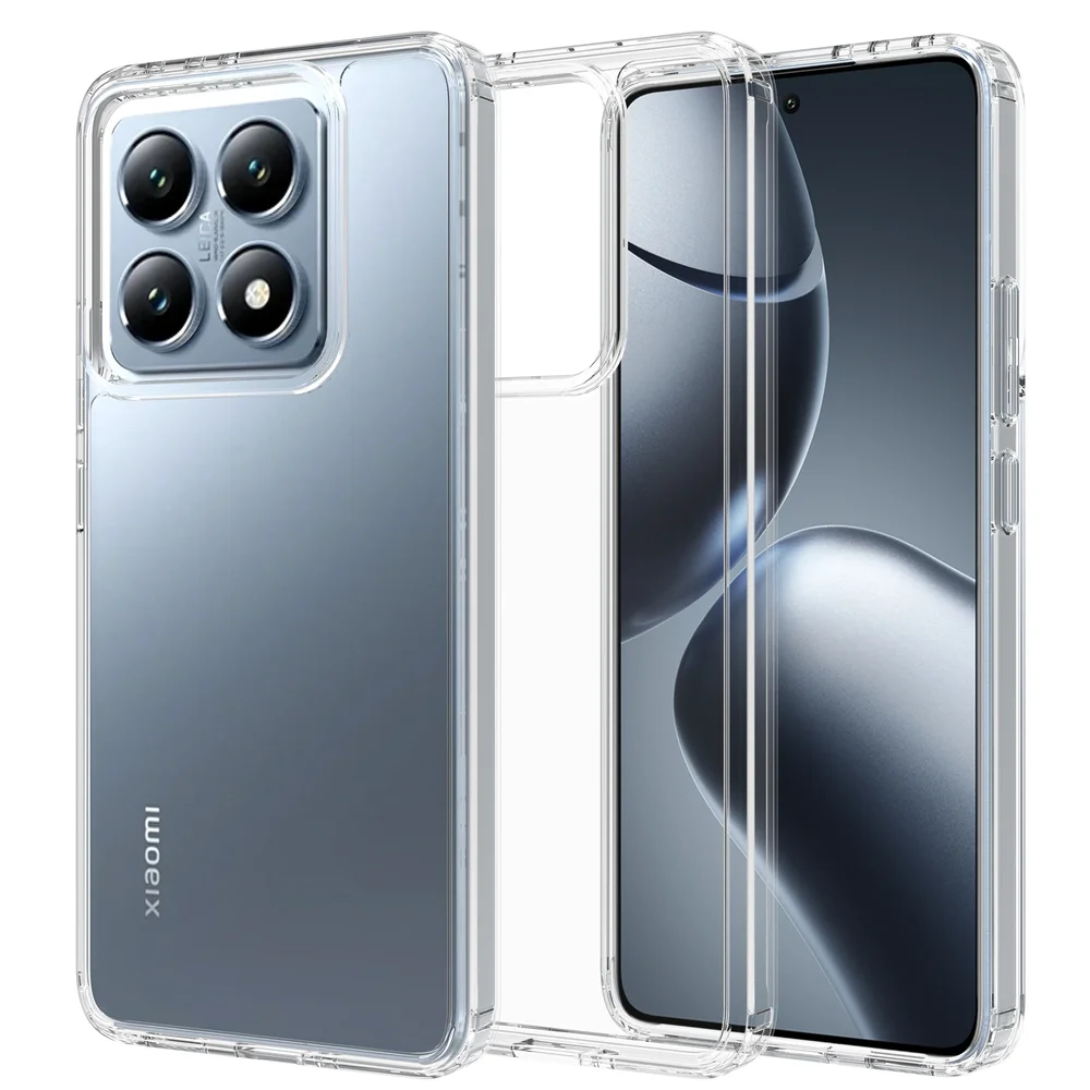 Mobique Xiaomi 14T Crystal Hybrid-deksel, Gjennomsiktig Mobique Xiaomi 14T Crystal Hybrid-deksel, Gjennomsiktig