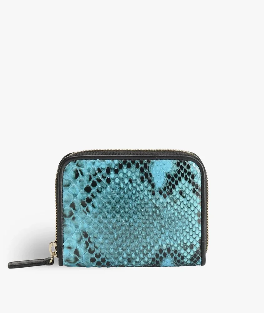 The Case Factory Zip Wallet Python Turquoise