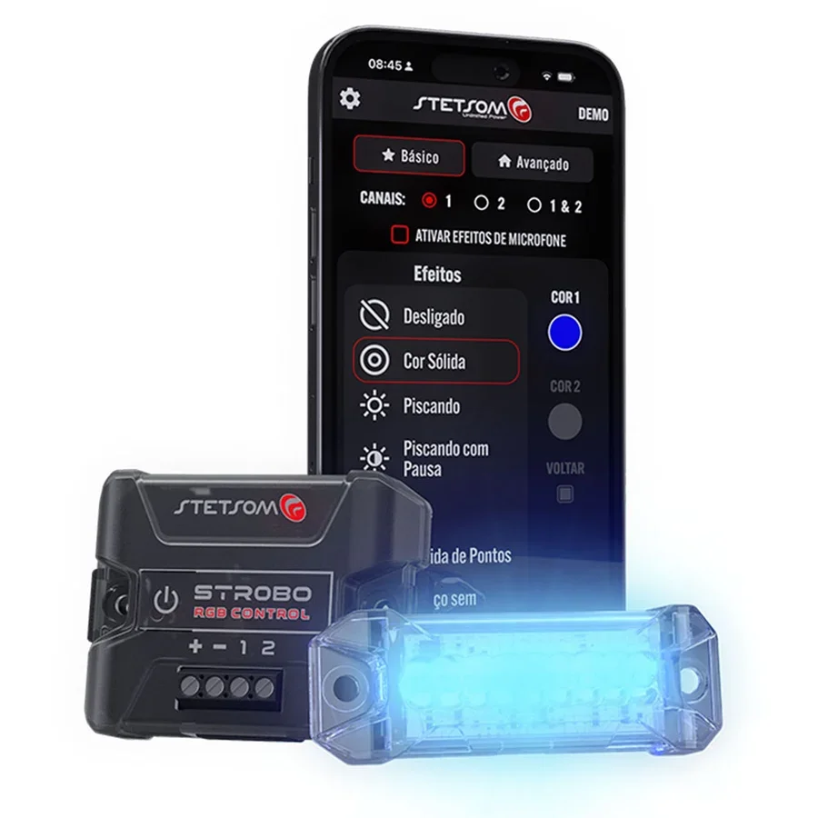 Stetsom Strobo RGB kit v:8215493