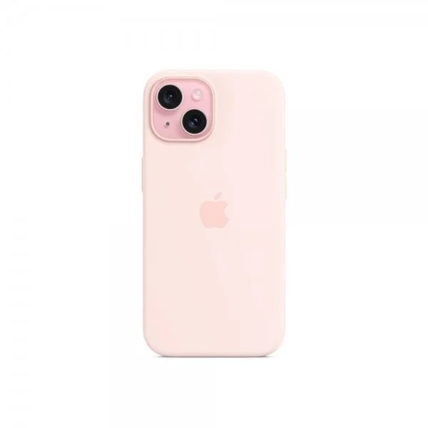 Apple Original iPhone 15 Deksel Silicone Case MagSafe Light Pink v:8982767 Apple Original iPhone 15 Deksel Silicone Case MagSafe Light Pink v:8982767