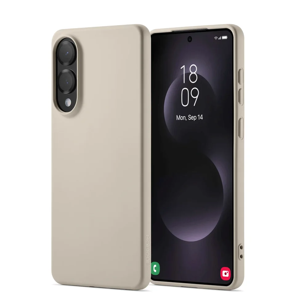 Mobique Samsung Galaxy S25 Edge Deksel, Beige