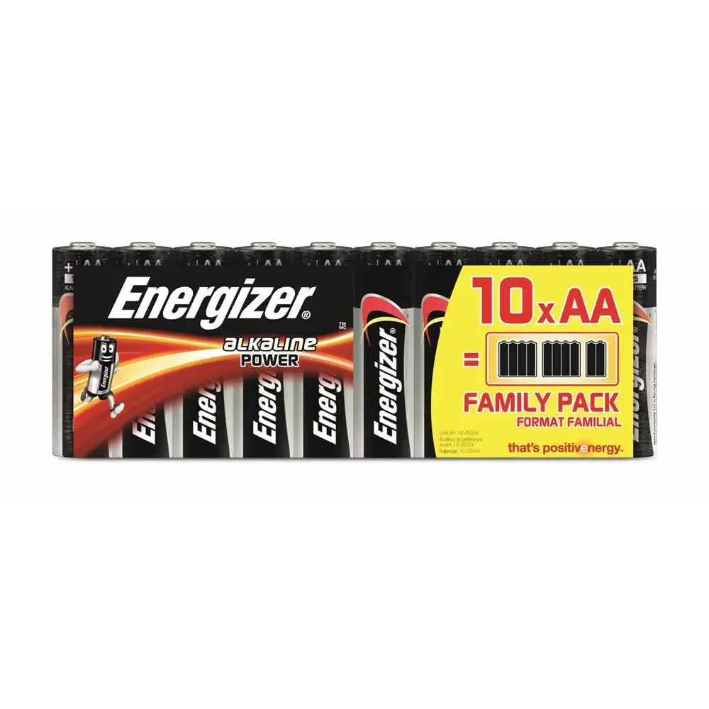 Energizer Alkaline Power 10-pack AA/LR6 v:9756504