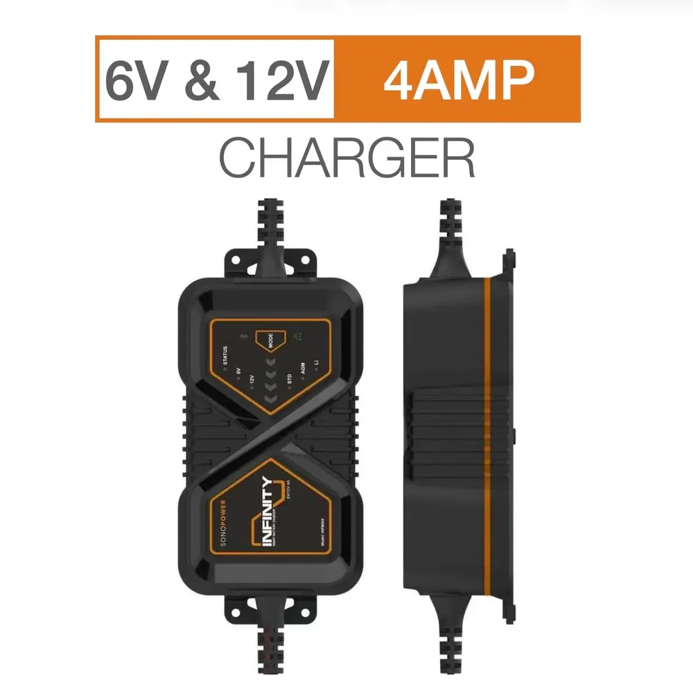 SonoPower SP-IC4 – 6/12V lader, 4A v:8718432 SonoPower SP-IC4 – 6/12V lader, 4A v:8718432