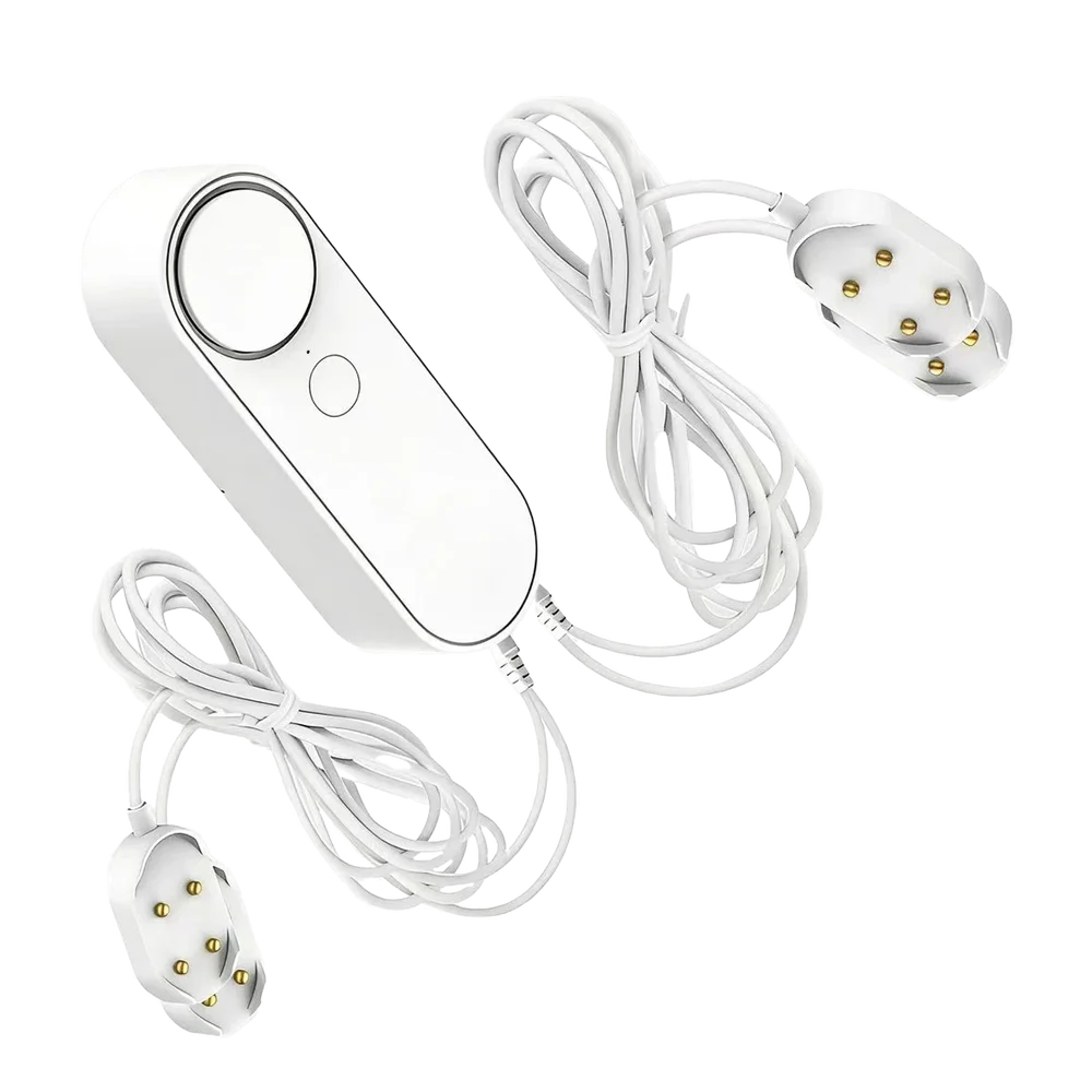 Deltaco Smart Home Vannlekkasjesensor med innebygd alarm, Hvit