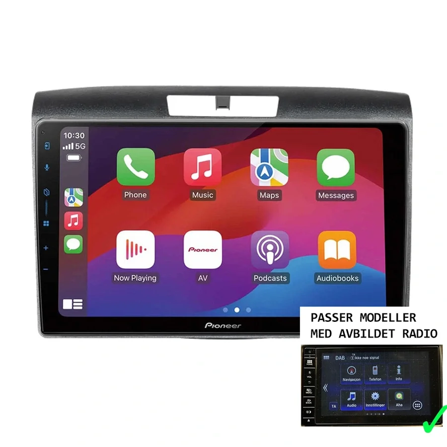 Pioneer 9" Perfect Fit spiller Honda v:9518629