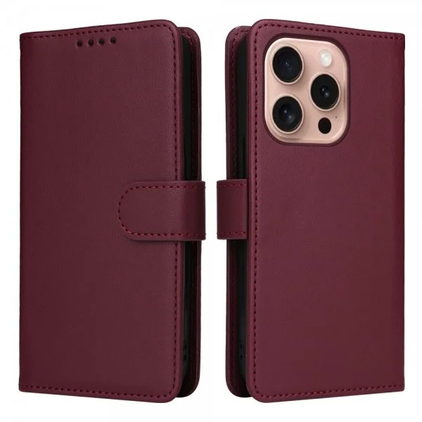 Betopnice iPhone 16 Pro Etui Avtagbart Deksel 005 Rød v:6611657