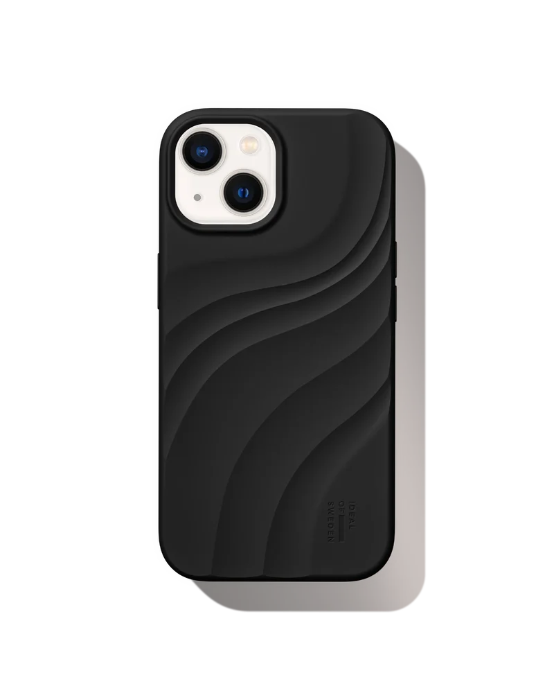 iDeal Of Sweden iPhone 16e Soft Swirl MagSafe silikondeksel, Velvet Black