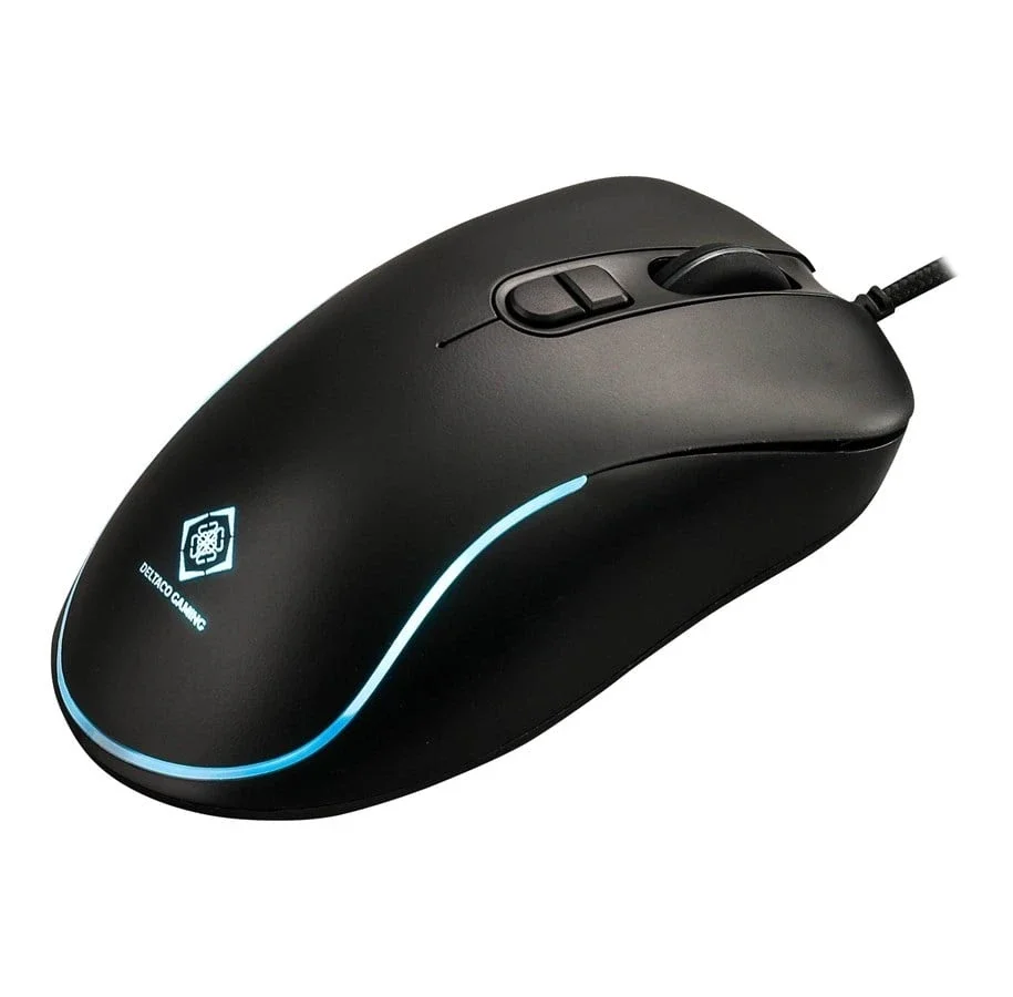 Deltaco Gaming RGB gamingmus 3.200dpi DM120, Svart