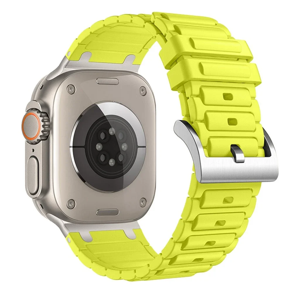 Apple Watch Series 7 45mm Tough Reim i silikon, Gul